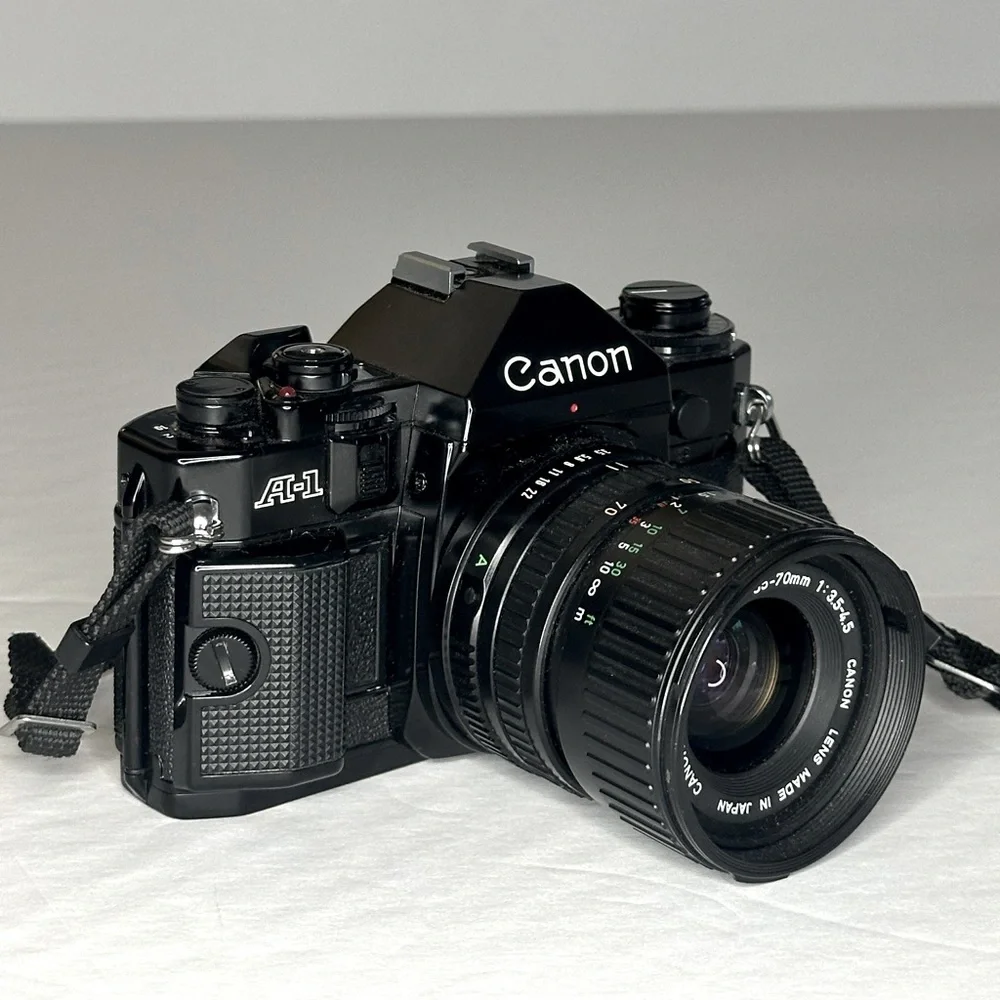 CANON A-1 || Vintage SLR 35mm Film Camera.
